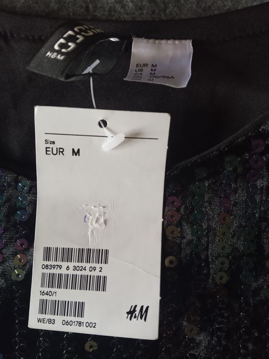 Divided  H & M metka nowa M Cekiny