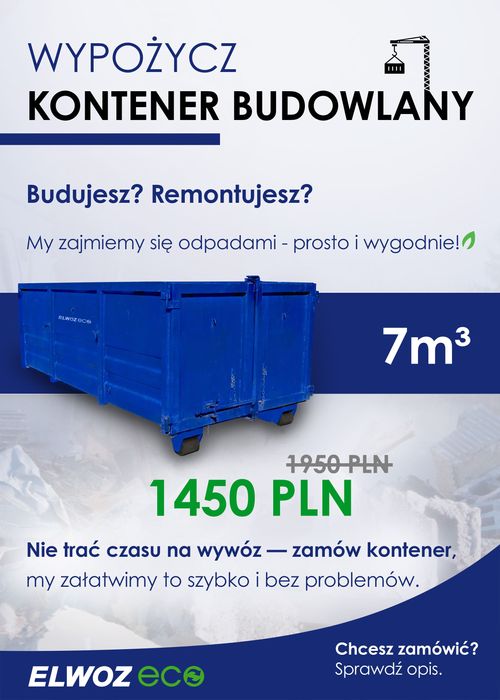 Wypożycz kontener budowlany