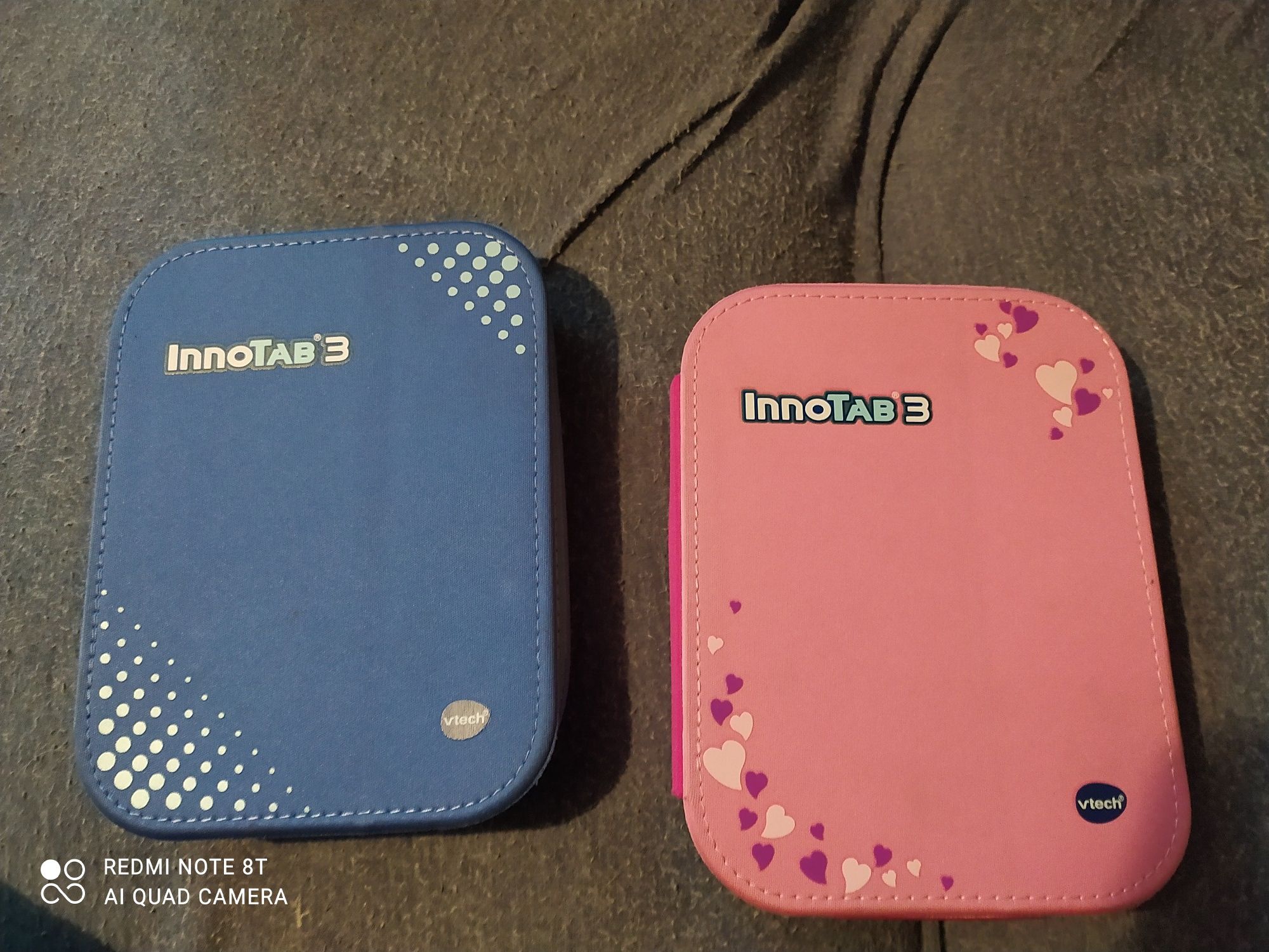 Innotab 3 case niebieski i rozowy