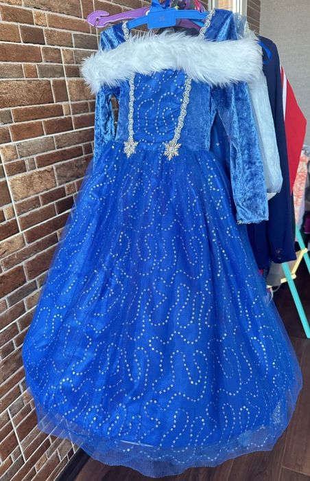 Сукня,  плаття,  костюм, зима, снігова королева, сніжинка