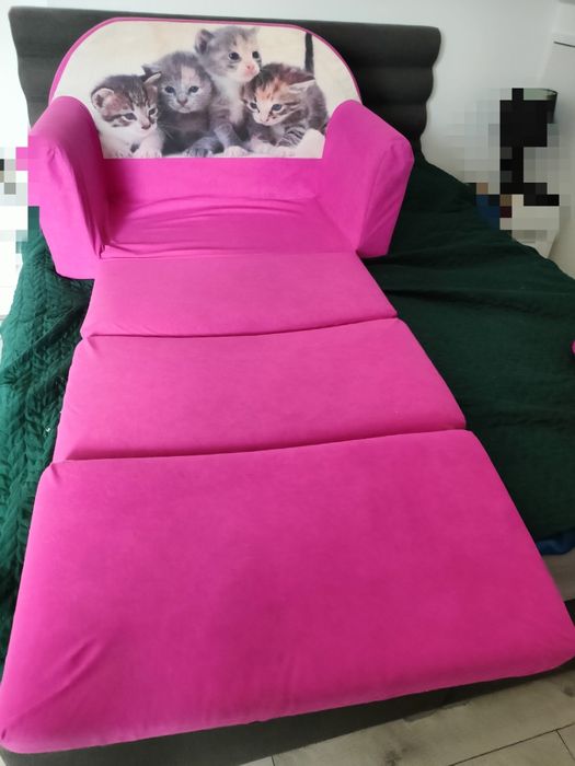 Sofa dla małej księżniczki  plus gratis