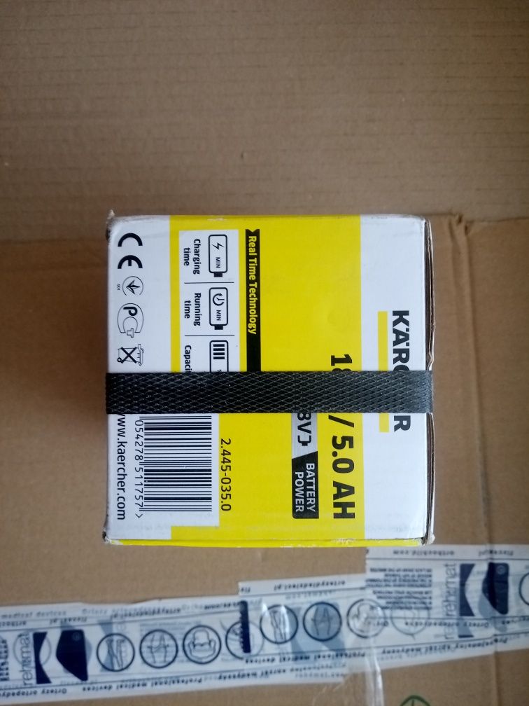Akumulator Karcher 18 v 5.0 nowy oryginał