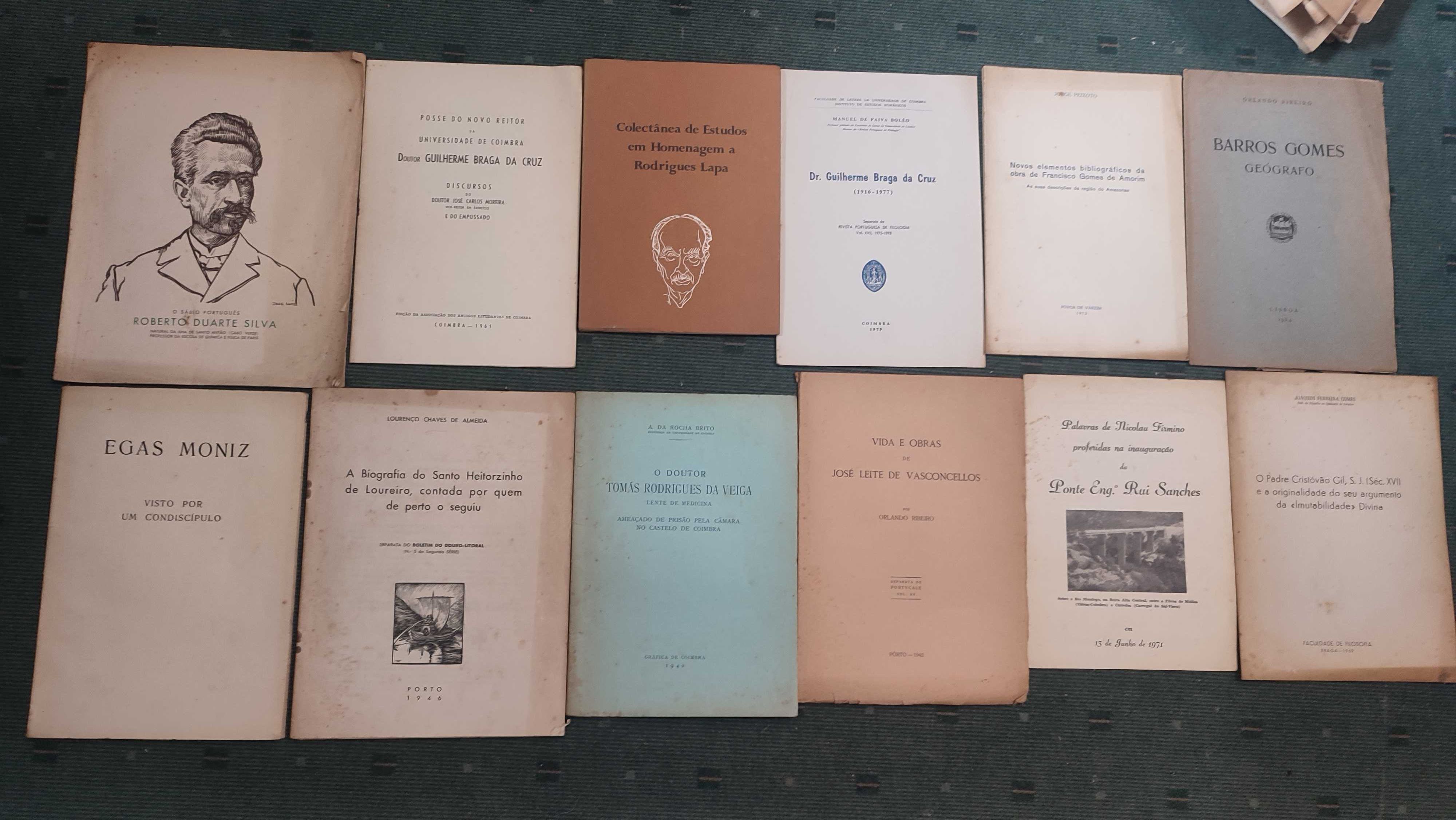 Lote 95 Publicações Antigas Diversas, Históricas, Biográficas -Coimbra
