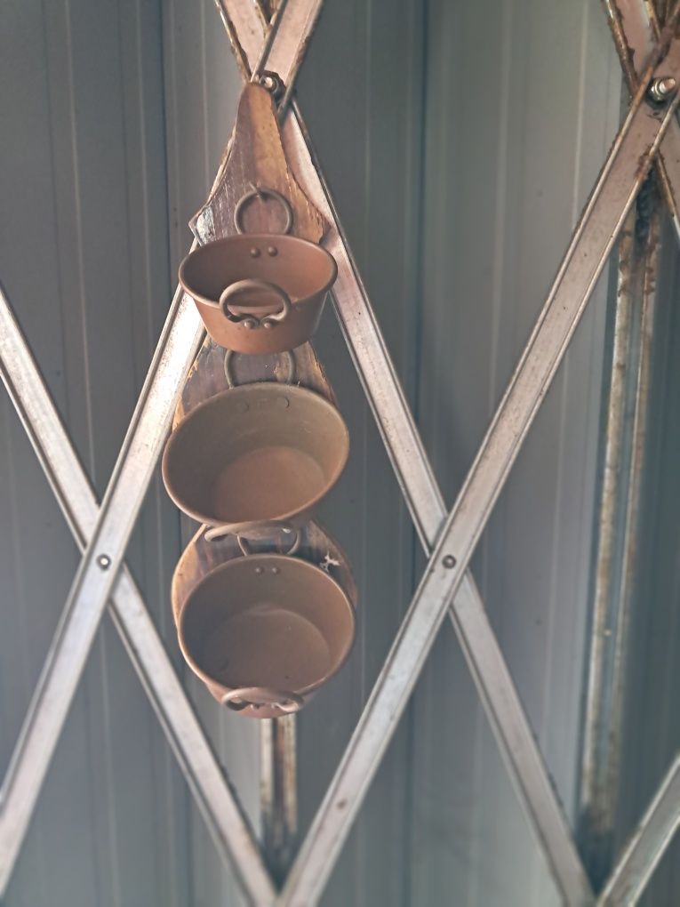Conjunto decoração em cobre