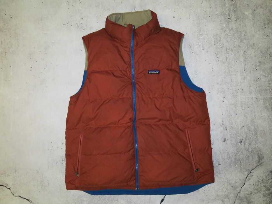 Patagonia dwustronna puchowa kamizelka bezrękawnik L