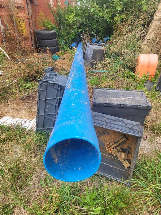 Rury studzienne 160 mm ścianka 5,5 mm . 8 sztuk x 6m