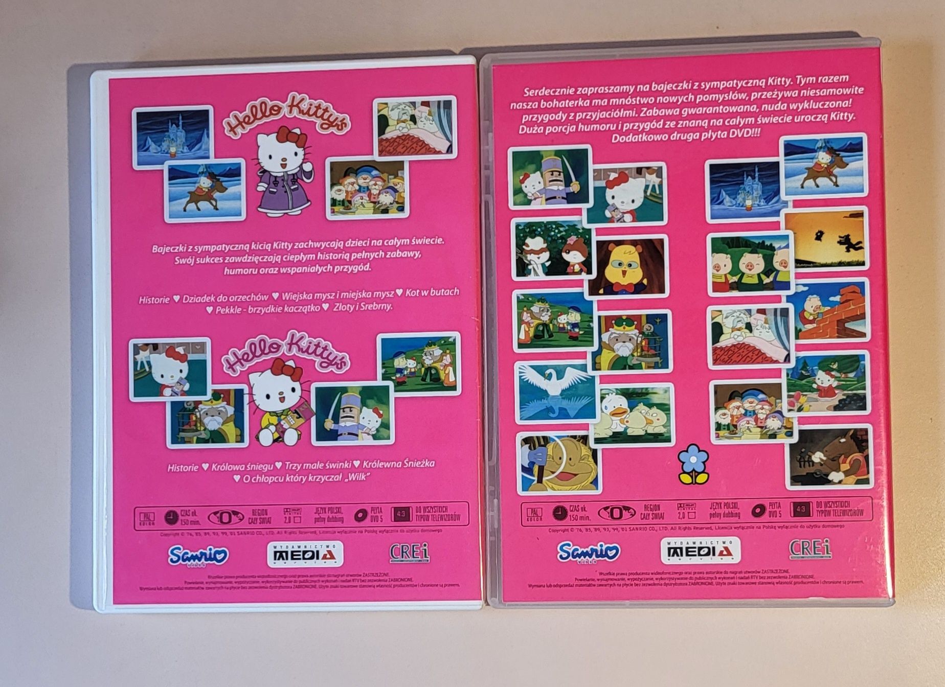 DVD Hello Kitty bajki płyty z bajkami