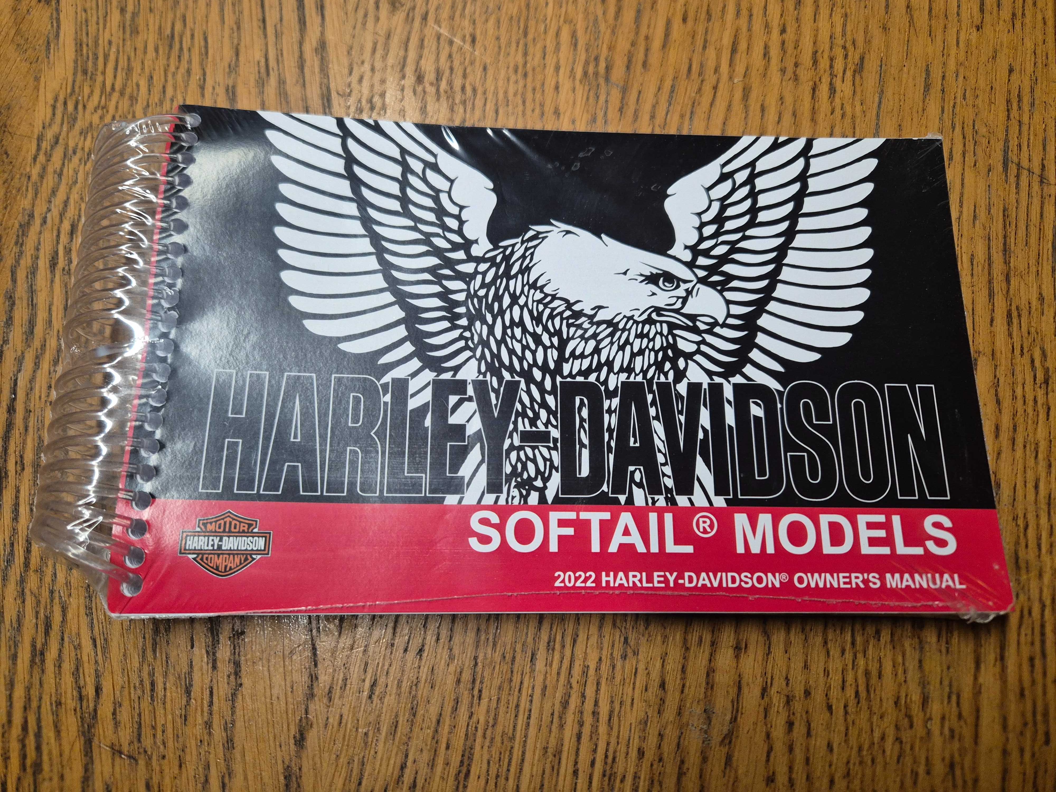 Manual do utilizador original da Harley Davidson Softail de 2022 NOVO