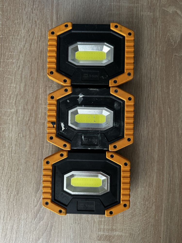 Lampy robocze LED 20W z akumulatorem przenośny reflektor budowlany USB