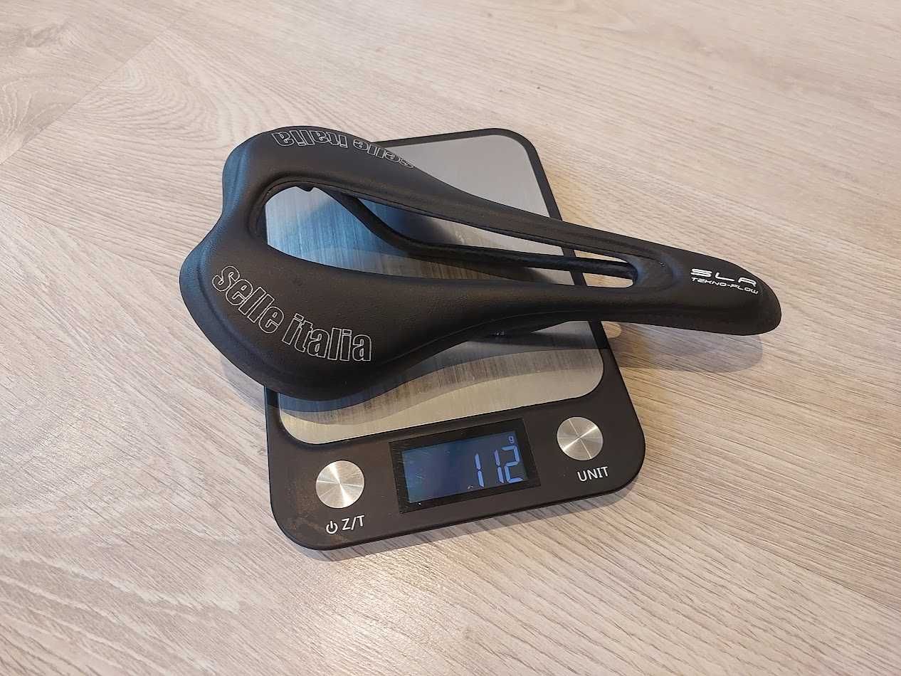 Седло велосипедное Selle Italia SLR carbon, кожа, легкое