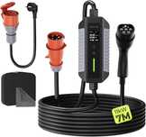 Ładowarka samochodowa stacja ładowania EV Wallbox 11kW 7 m,6-16A 3-fazy,CEE