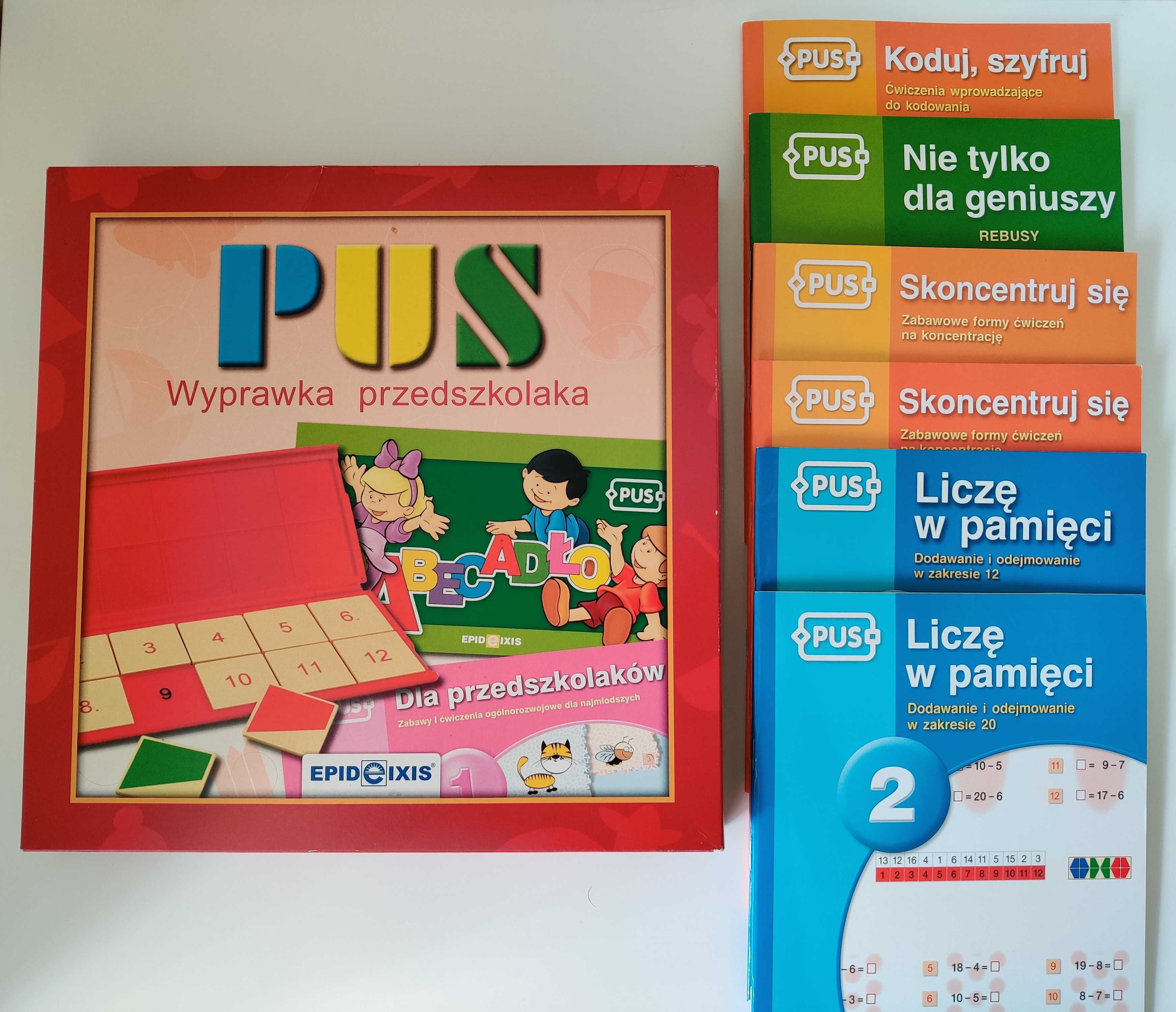 PUS dla przedszkolaka: zestaw kontrolny + 6 książek