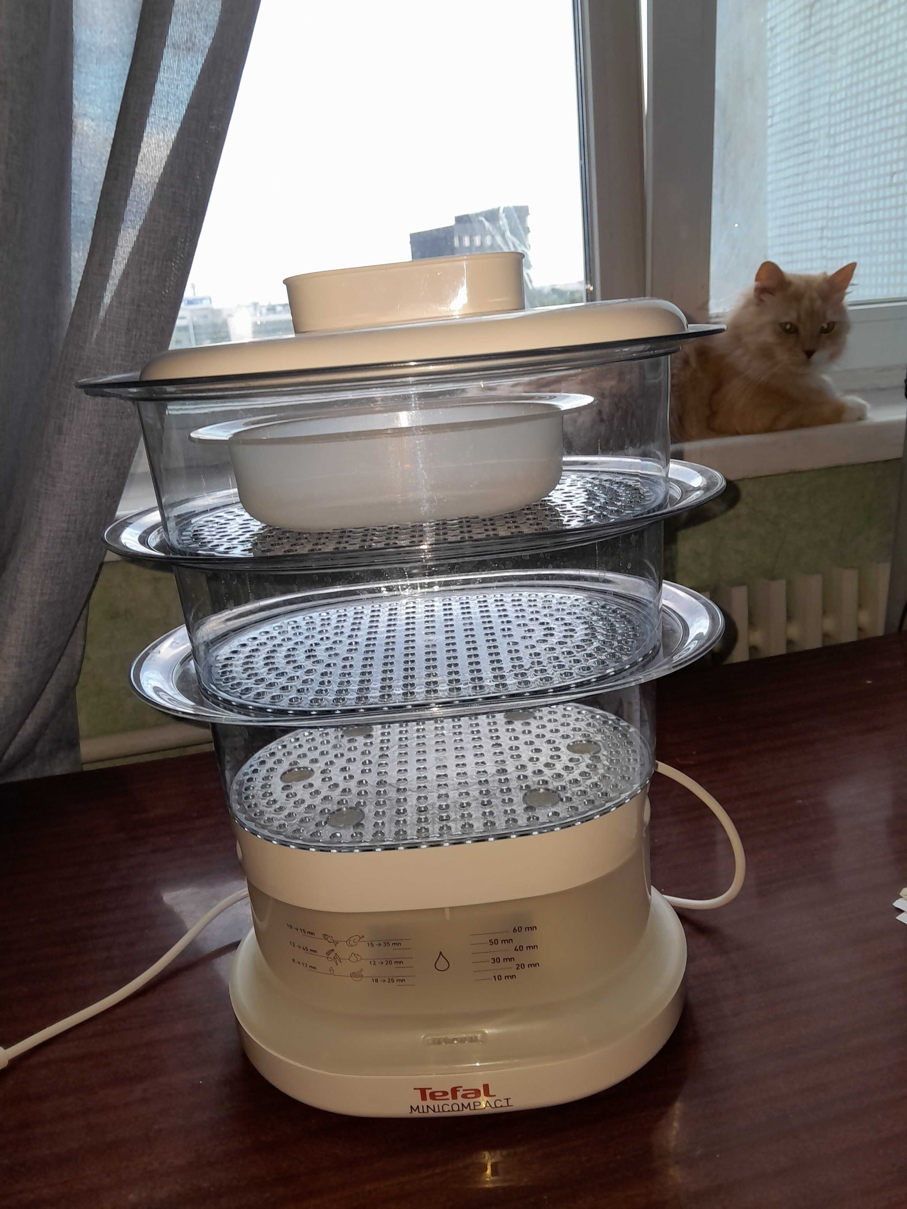 Пароварка TEFAL minicompact VC-1301