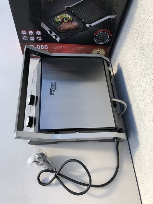 Гриль електрична Zepline 3500W Сендвічниця гриль електричний