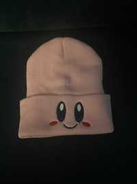 Różowa czapka zimowa Beanie Kirby