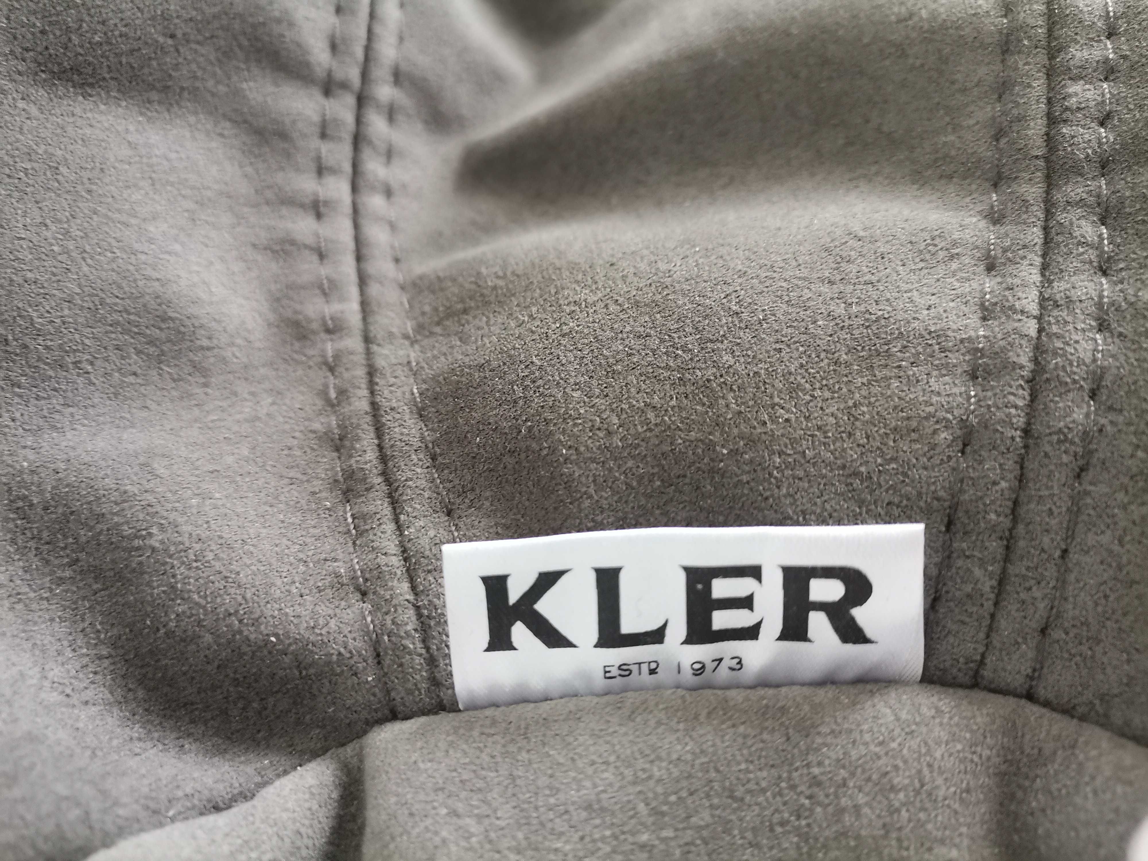 Szary puf worek Kler nowy