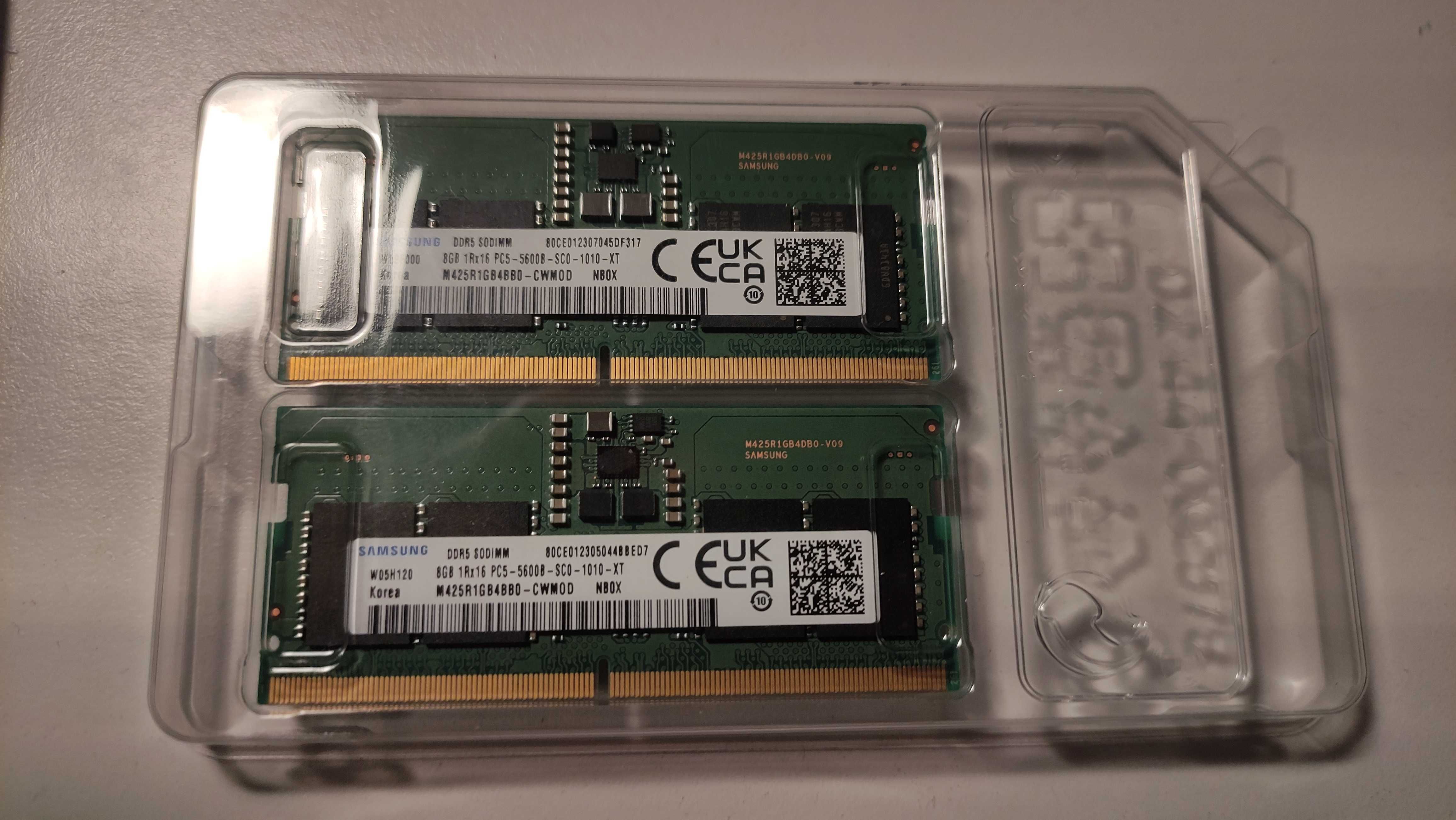 Memória RAM SO-DIMM DDR5 16GB (2x8GB) 5600MHz Samsung