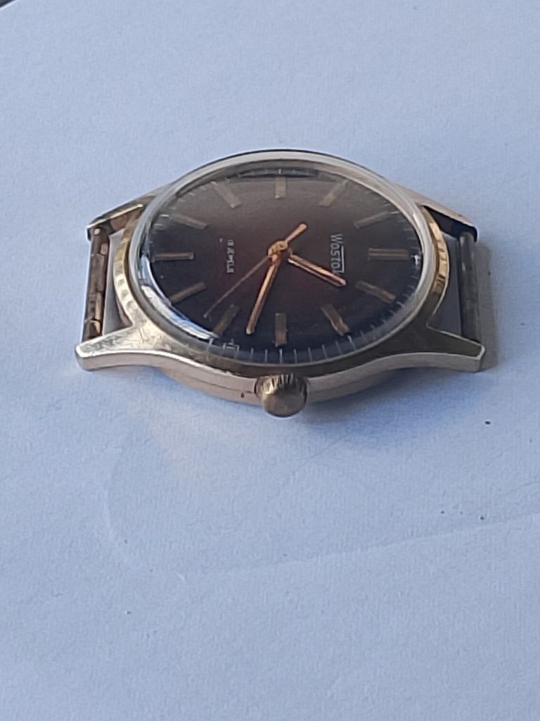 Zegarek męski Wostok 18 jewels zlocony