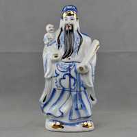 Figura de Imortal “Fu Xing”, Porcelana da China, Deus da Felicidade