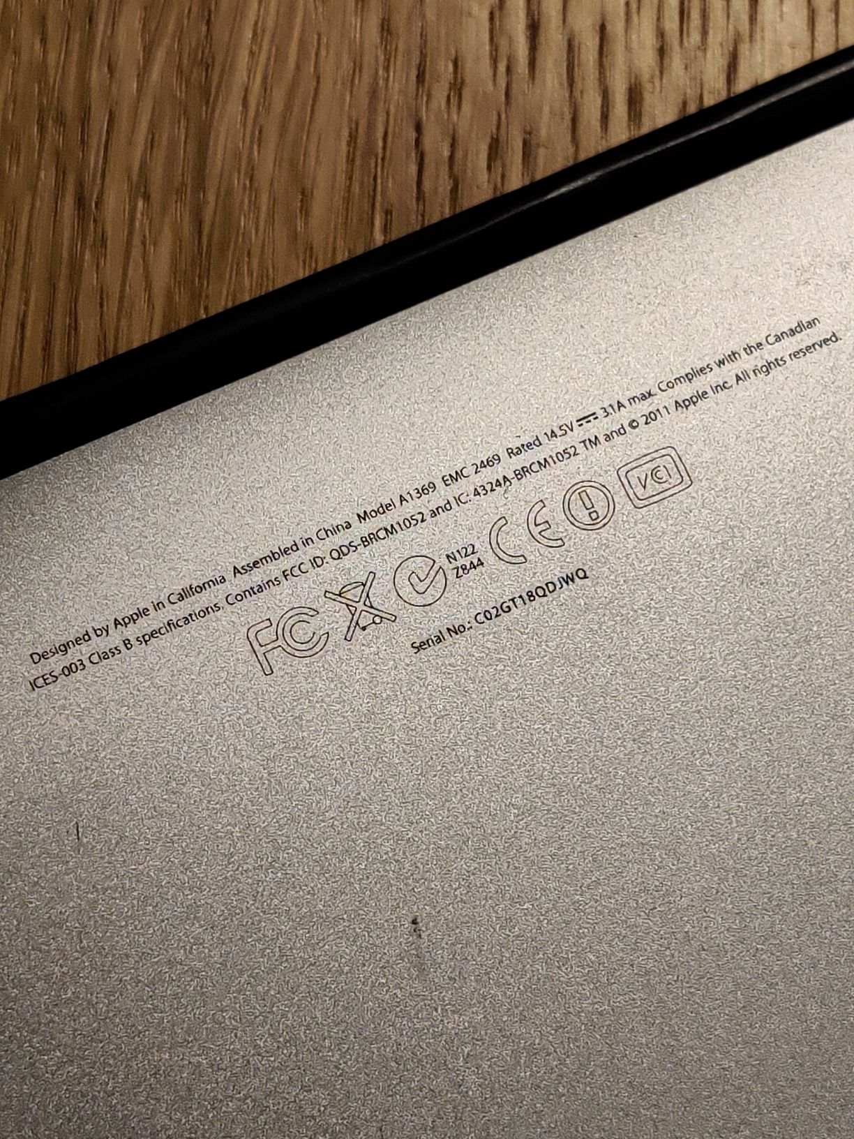 Apple MacBook Air A1369 Mid 2011, nowa bateria