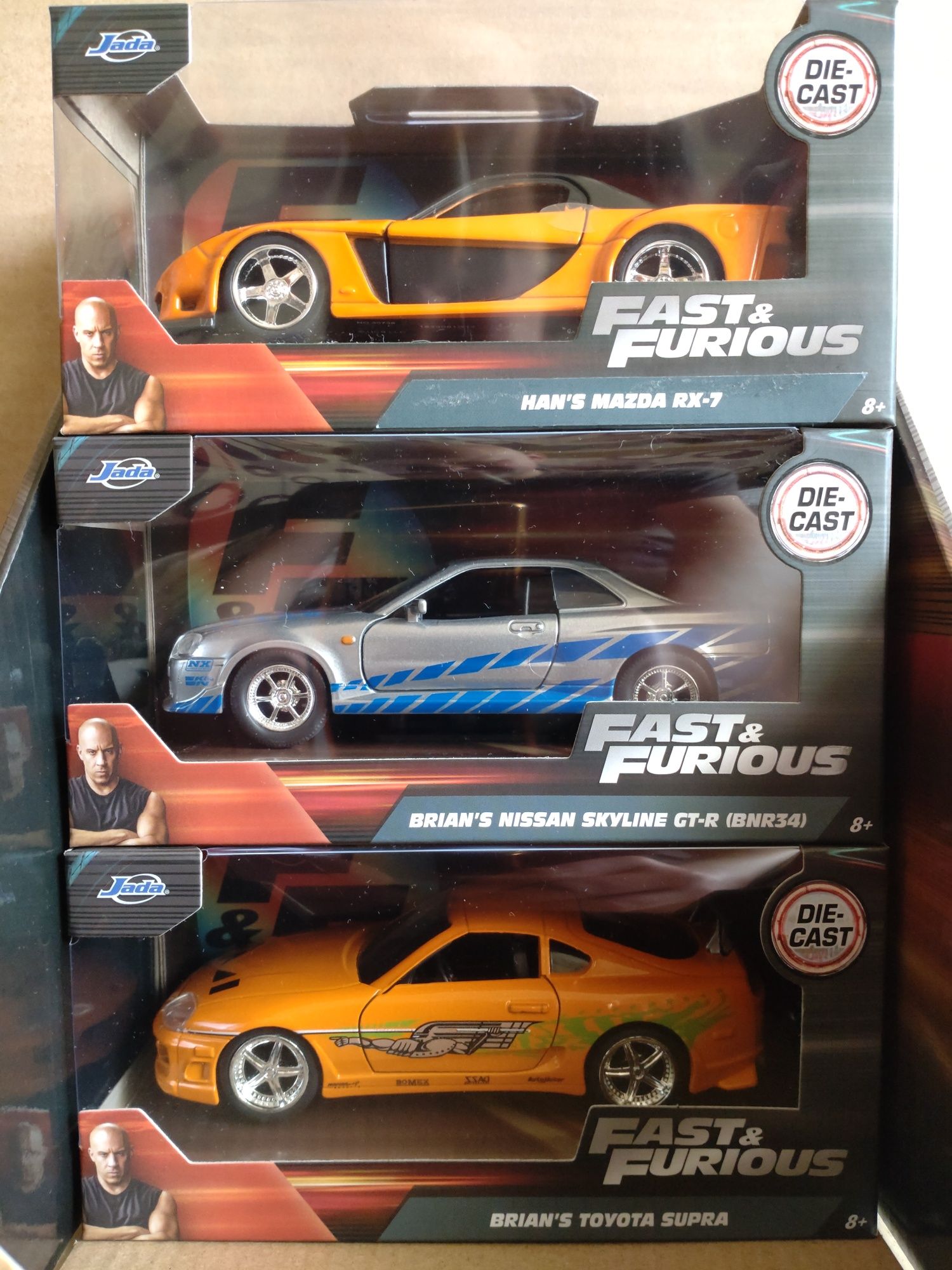 Jada Toys Fast & Furious Nissan Toyota Mazda