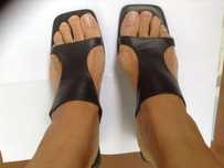 Sandálias / Mules em preto n. 37