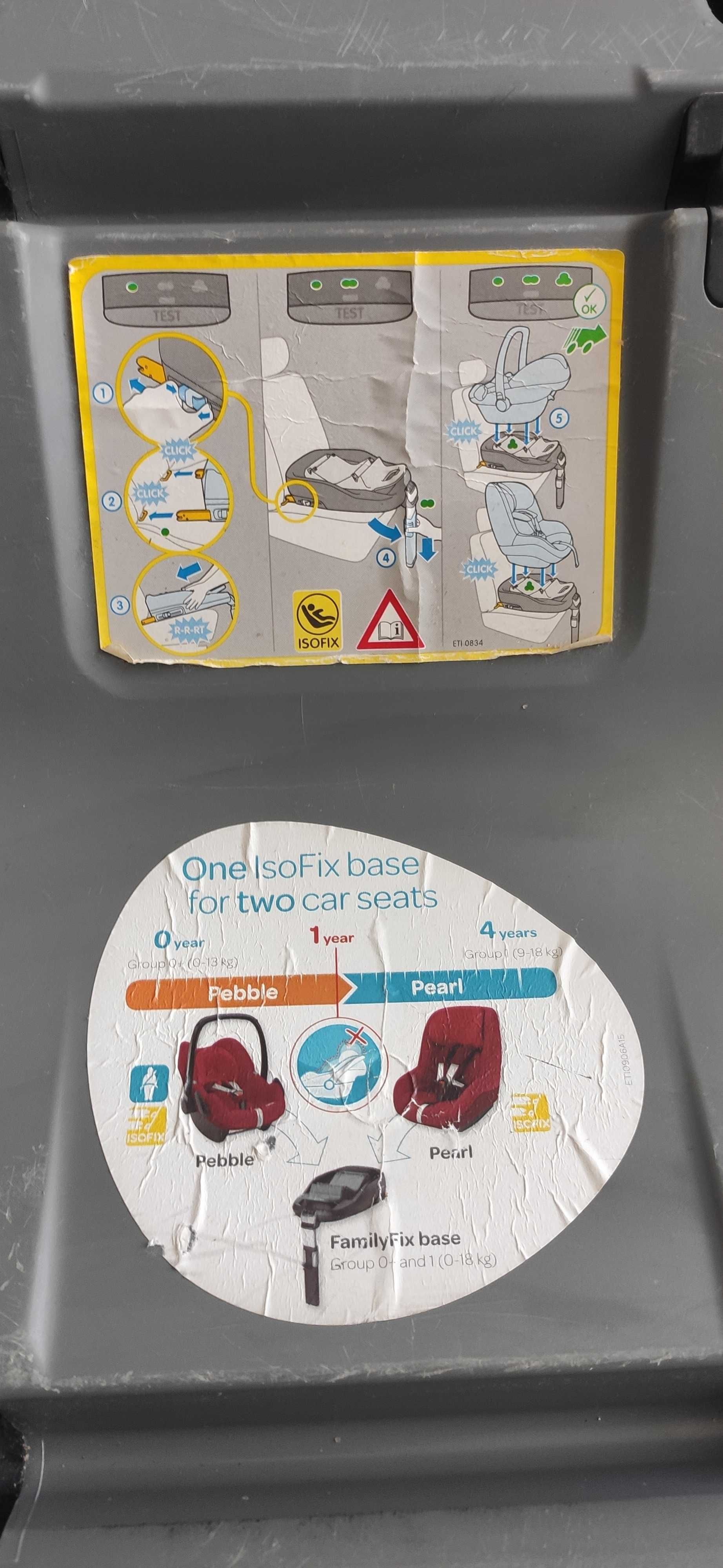 Fotelik maxi Cosi cabrio Fix 0-13 kg plus baza ISOFIX