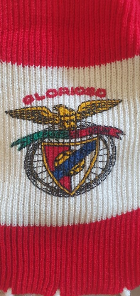 Cachecol Vintage Retro Benfica, anos 80