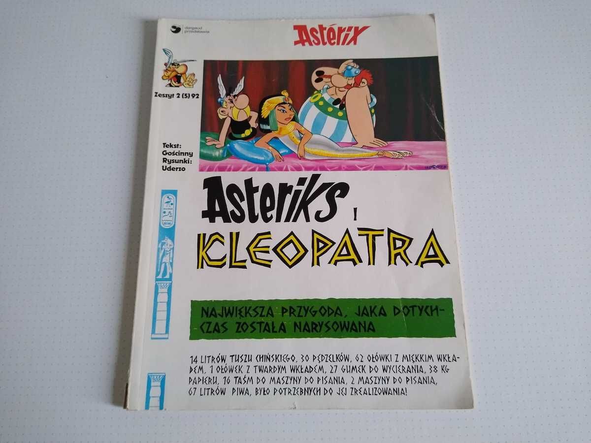 Komiks Asterix i Obelix. Zeszyt 2(5) 92. Asteriks i Kleopatra.
