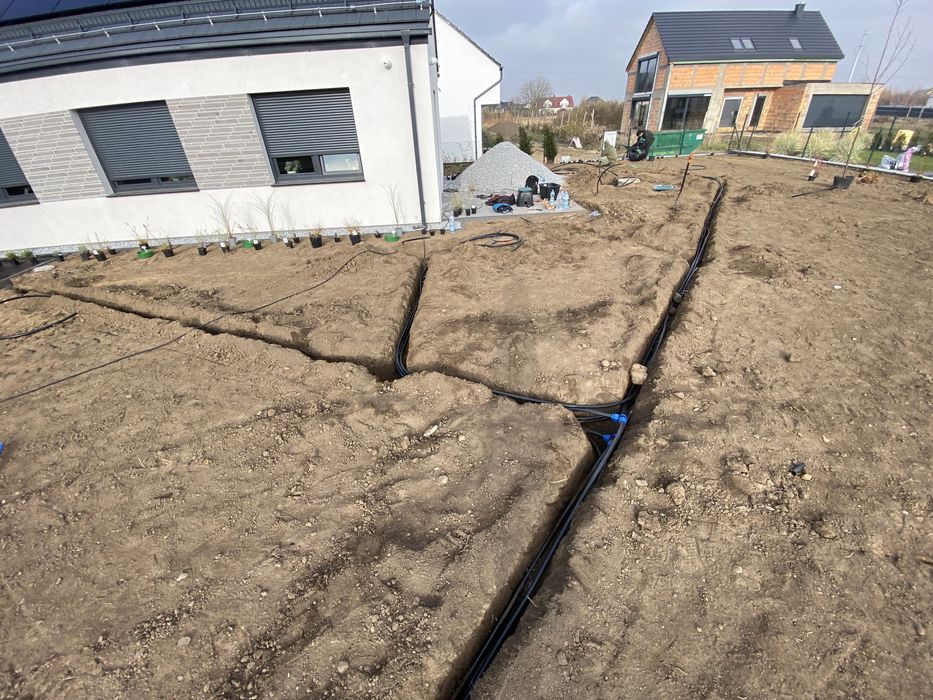 Nawadnianie Usługi koparką łańcuchową - wykopy liniowe cała Polska