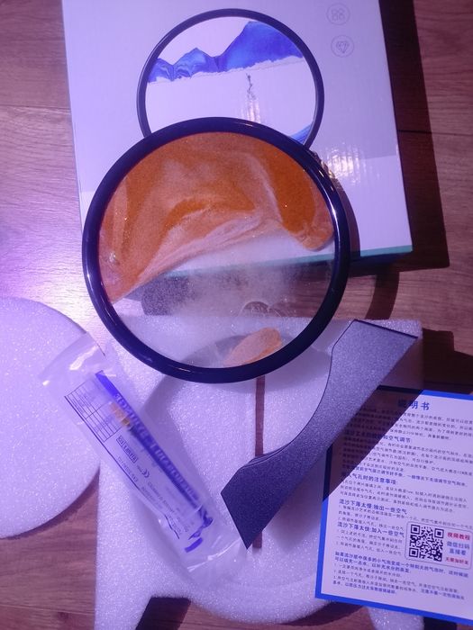 Діаметр 18 см.Пісочна 3Д картина, антістрес. Арт.91849