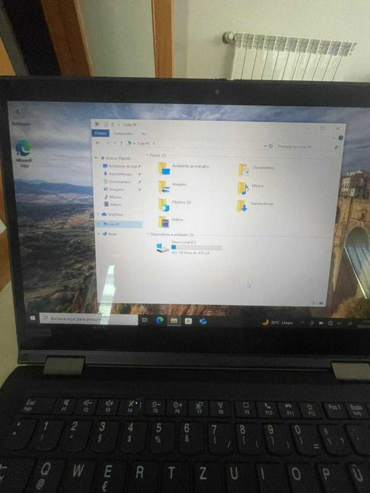 Lenovo yoga x13 hibrido core i5 10210U disco 512ssd memoria 8gb