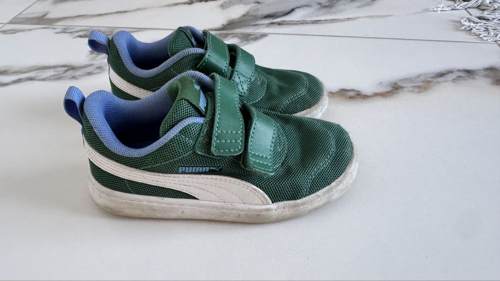 Puma courtflex v2 mesh zielone