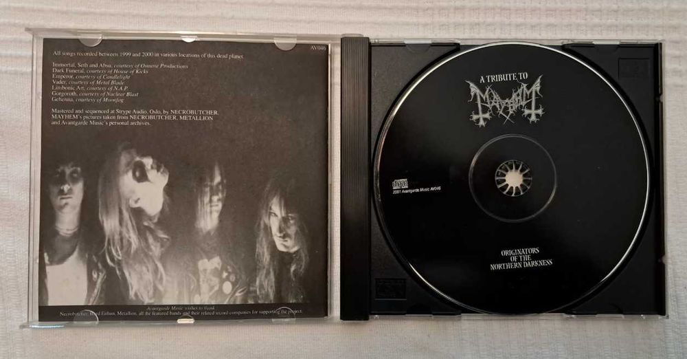 A Tribute to Mayhem - Originators of the Northern Darkness (2001) - CD