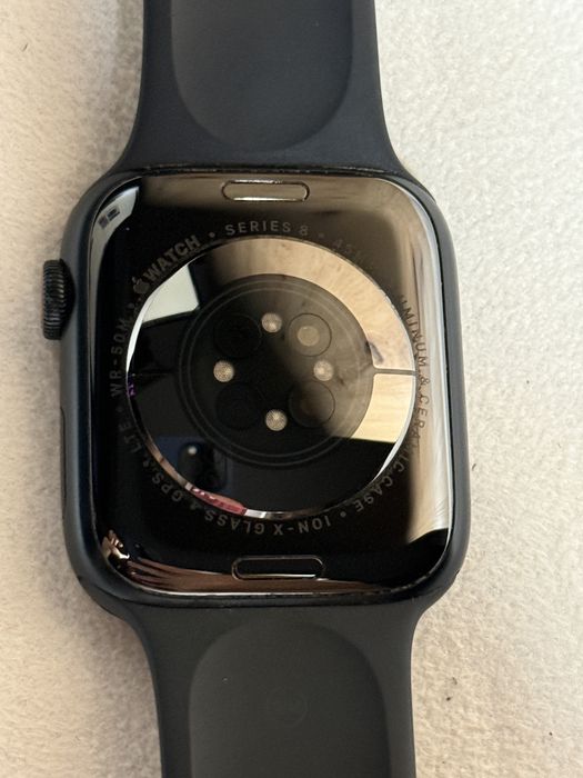 Apple Watch Series 8 45mm GPS+Cellular Midnight , 88% kondycji baterii