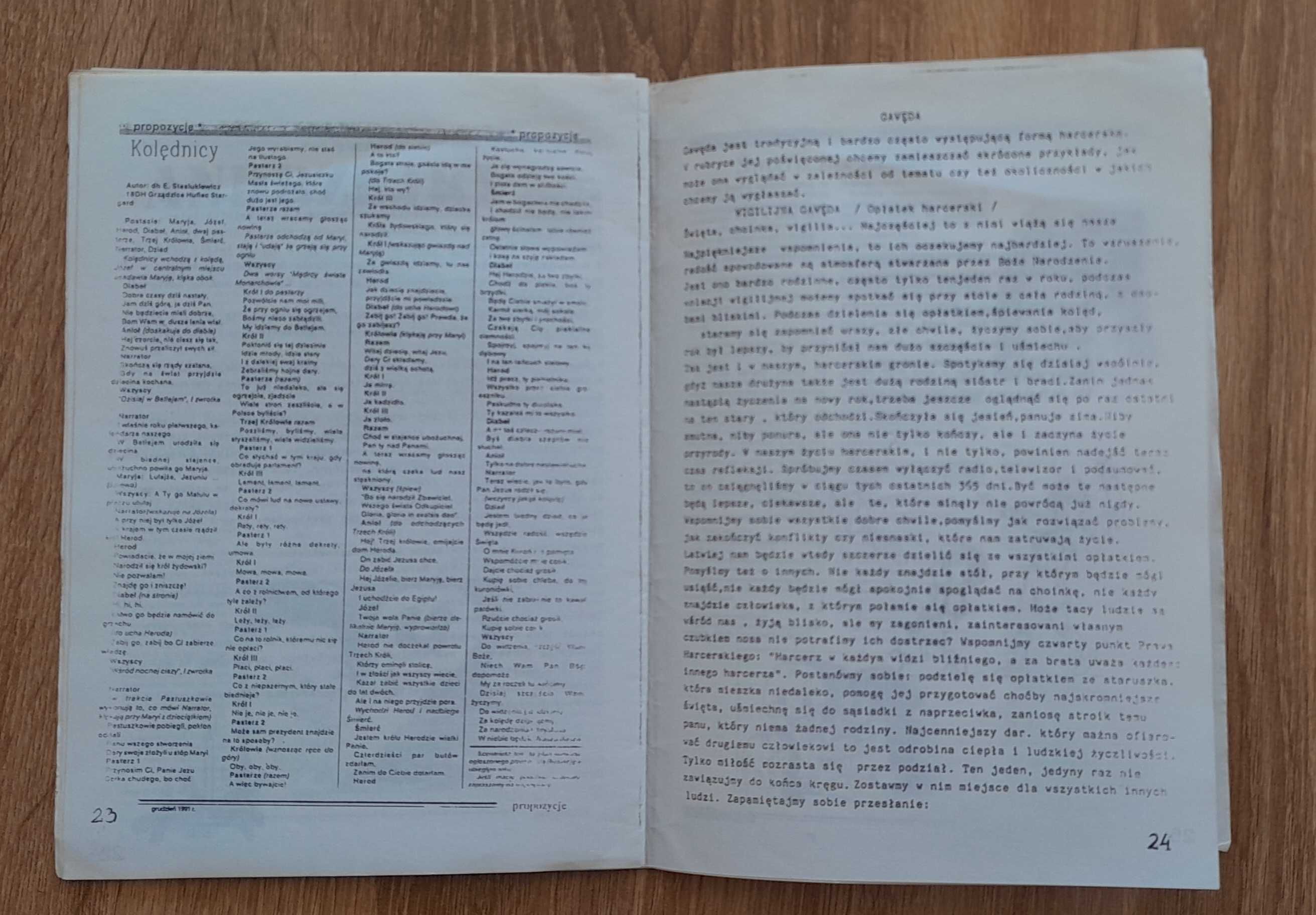 Biuletyn Informacyjny KH ZHP Łańcut z 1993 r.
