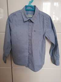 Koszula 5.10.15 rozmiar 104 błękitna bawełna