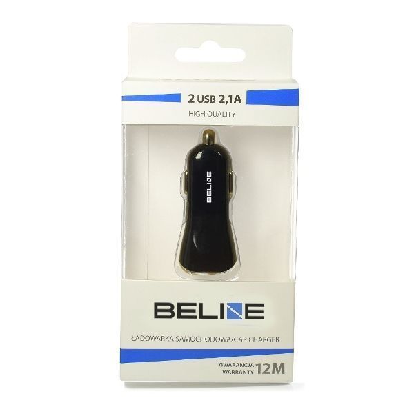 Beline Ład. Sam. 2Xusb 2,1A Czarna /Black (Only Head)