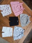 Ubranka dla dziewczynki 74 paka H&M Smyk cool club