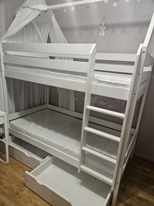 Łóżko piętrowe dziecięce 90x180
