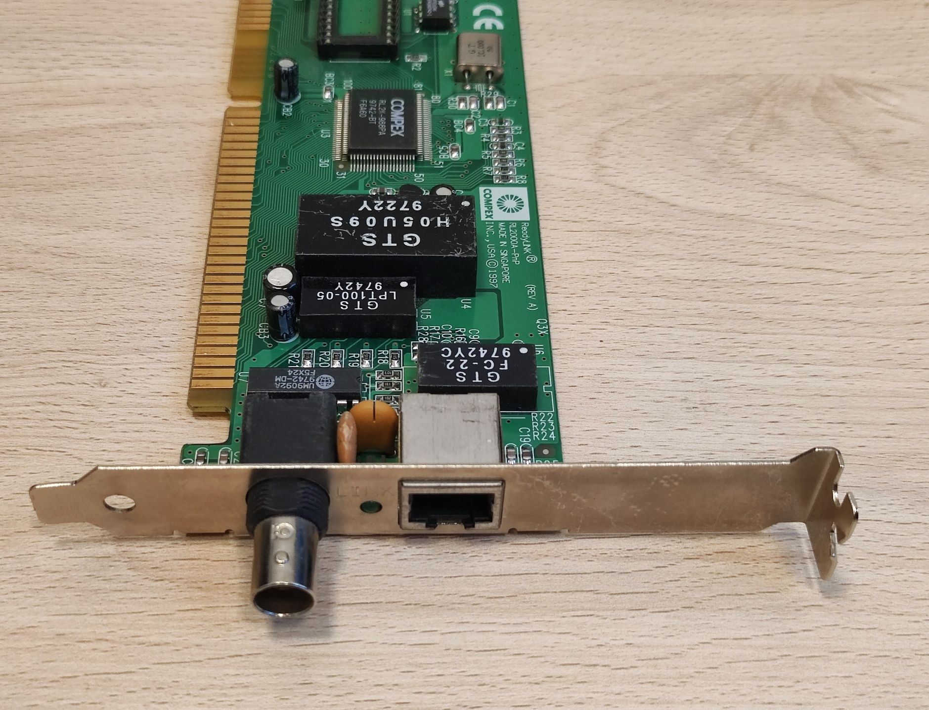 Compex ReadyLINK RL2000-PnP 10Mbps ISA RJ-45 NE2000 karta sieciowa