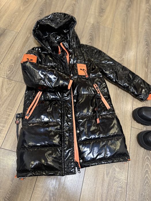 Зимова куртка пуховик на дівчинку р120-130