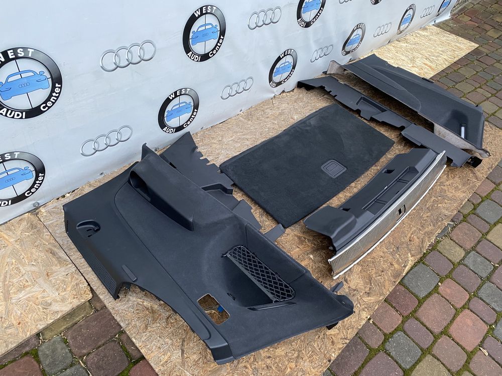 Audi Q7 4M0 Задні обшивки багажника ауді ку7 задні карти багажника
