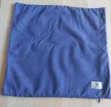 Poszewka z wełny merino Simple Wool chabrowa 40x40cm