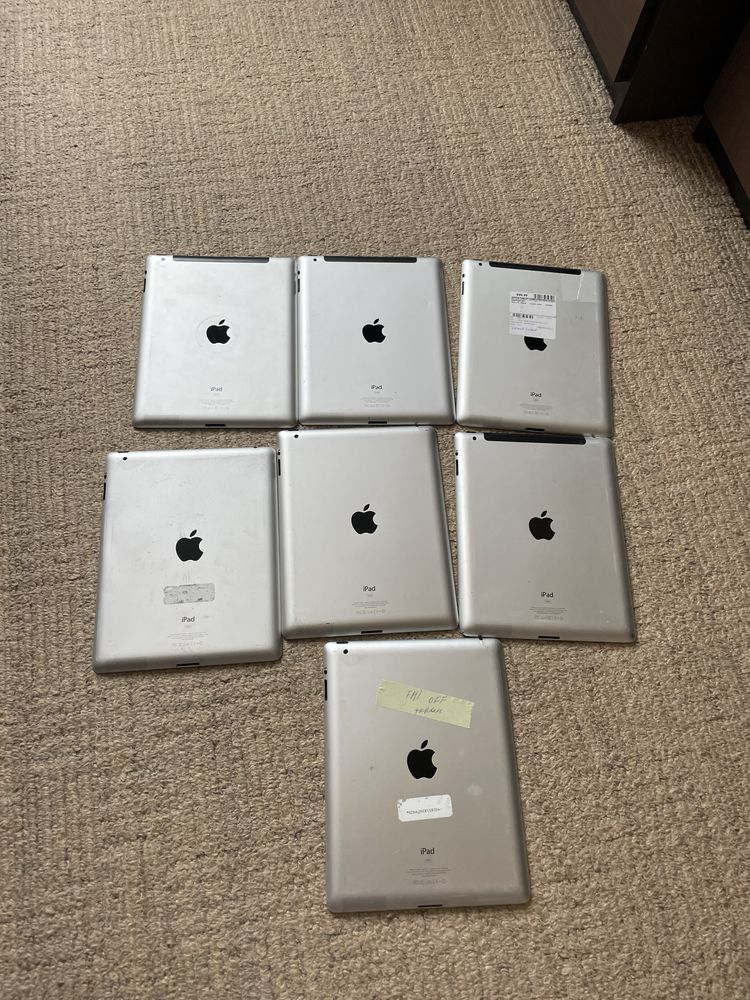 Лот из 7 Apple iPad 2 память 16gb и 32Gb под ремонт