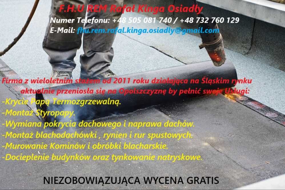 Naprawa i wymiana dachów