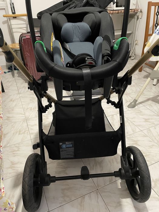 Carrinho de Bebé Multifunções KINDERKRAFT Moov2 Air 3 em 1 (Cinzento)