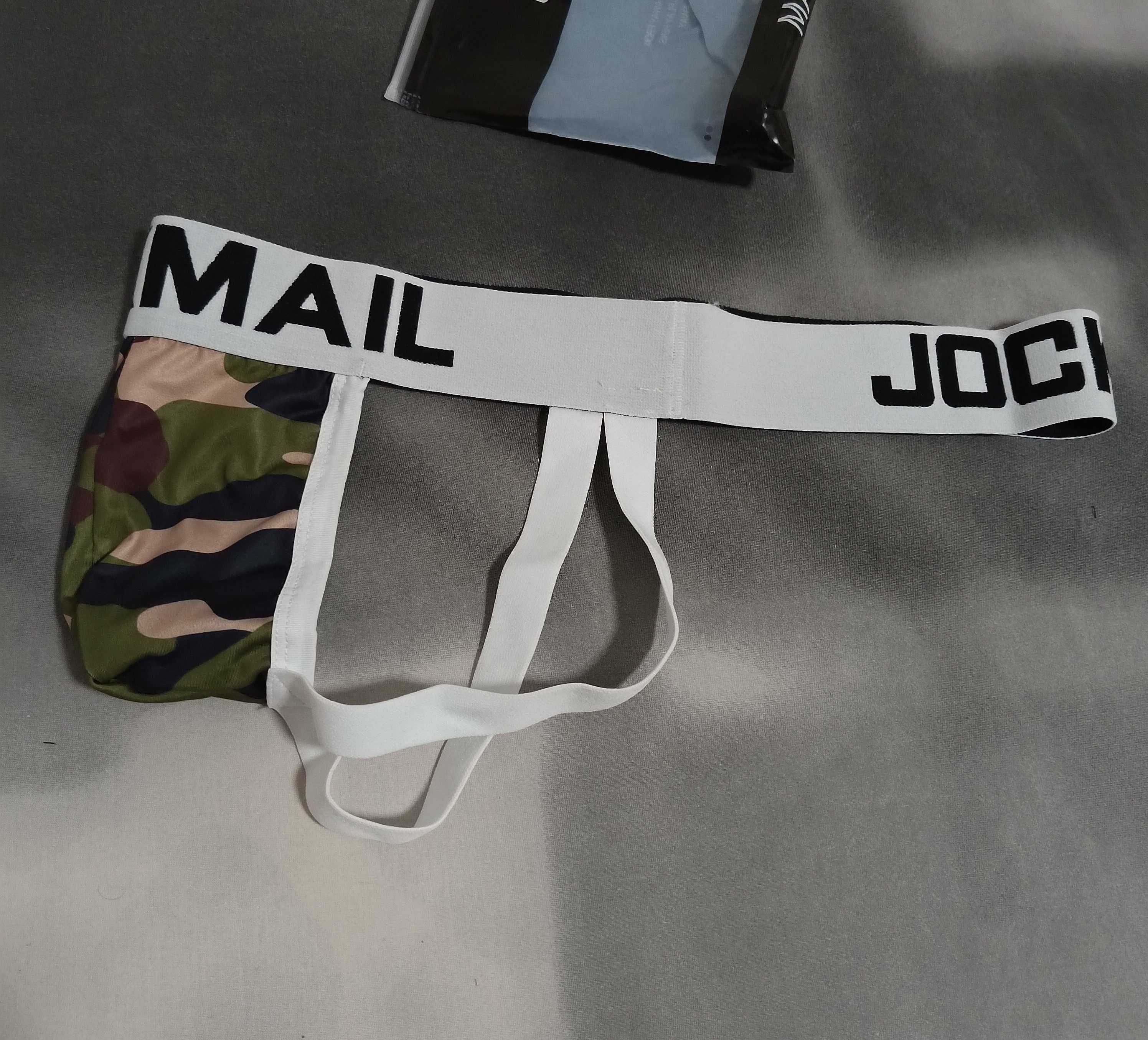 Sexowne majtki jockstrap JOCKMAIL moro L