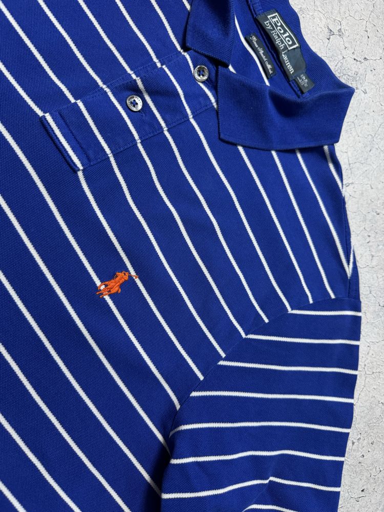 Мужская Футболка Polo Ralph Lauren Полосатая Оригинал Идеал M-L