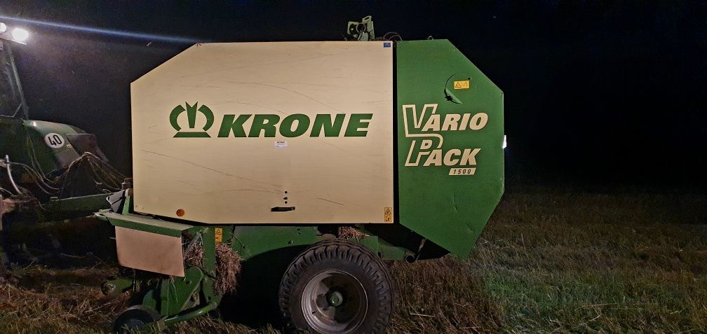 Krone VarioPack 1500 r2007 siatka sznurek rotor